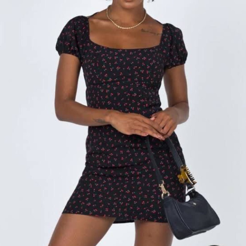 NWT-Princess Polly, cherry mini dress